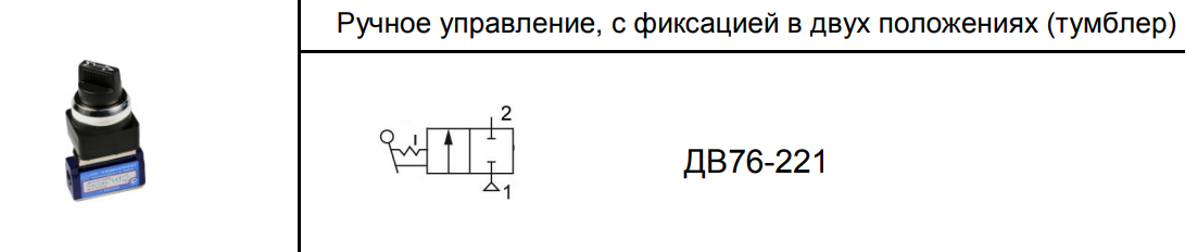условно-графическое обозначение ДВ76-221