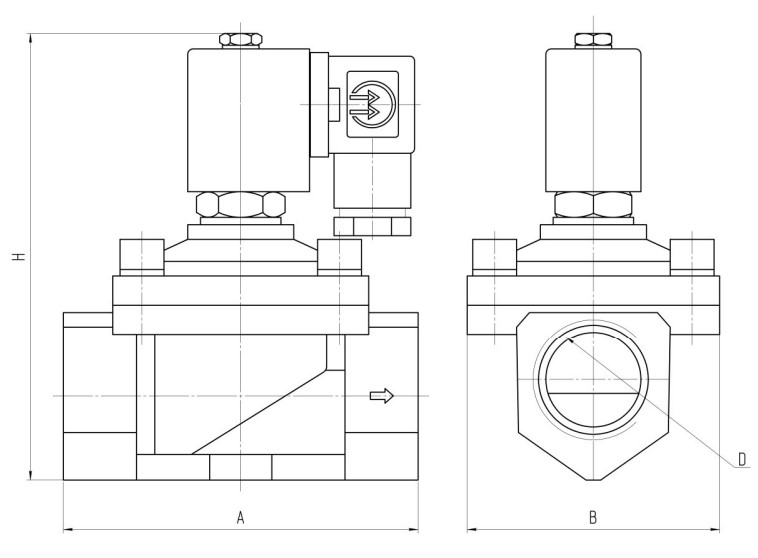 Габариты пневмораспределителей П-Р221А-(10...25)... 