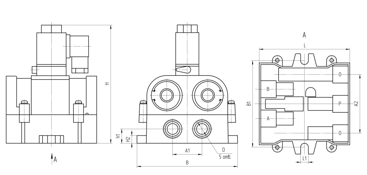 Габаритные и присоединительные размеры
