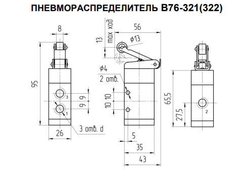Габаритные и присоединительные размеры